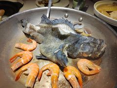 油盐焗石斑鱼-百味馆·粤菜·湛江菜(后海花园店)