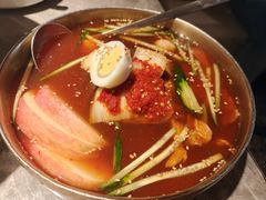现压冷面（夏天西瓜，冬天苹果）-大同江朝鲜菜•长春地标美食(欧亚卖场店)