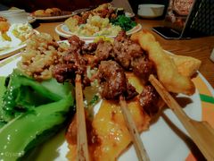 炸羊肉串-比格比萨自助(花园路店)