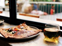 鸡蛋蘑菇熏肉荞麦可丽饼-RAC BAR(安福路店)