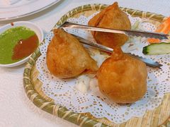蔬菜咖喱角VegSamosa-恒河传奇印度餐厅GANGES