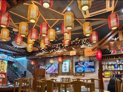 -东来菜馆•手抓海鲜家常菜•海鲜锅贴(鸽子窝店)