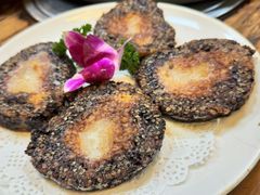 香煎黑米粽4片半份-老崇左特色风味食馆