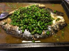 -探鱼·鲜青椒爽麻烤鱼(广州花都来又来店)