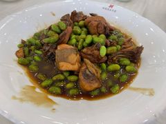 毛豆米烧鸡-怡园饭店-餐厅(四望亭店)