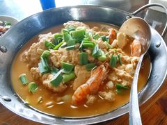 豆腐配虾-小乡小镇·传承桐庐土菜·老板亲自烧的菜