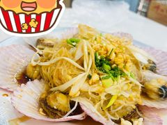 油泼扇贝-来之顺海鲜菜馆·青岛菜·始于1993(栈桥店)
