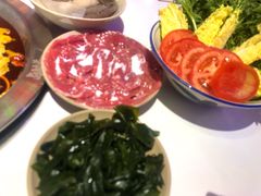 蔬菜拼盘-卤校长重庆火锅(国兴店)