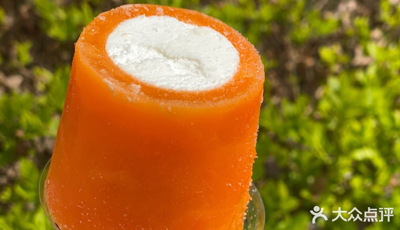 天冰大果重现江湖儿时味道橘子冰奶油完美搭配