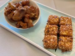 陈皮排骨拼杏香豆腐-悦湖公馆