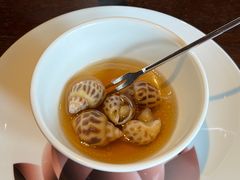 古越陈酿煮花螺-杭州西子湖四季酒店·金沙厅