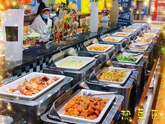 自助取餐区-豪食披萨烤肉自助(保定商场店)