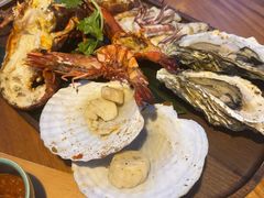 海鲜拼盘-三亚艾迪逊酒店·海滩烧烤 BARBACOA·现场乐队·浪漫晚餐·烧烤海鲜