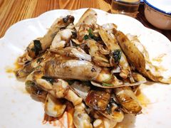紫苏豉汁炒圣子-南记食粥坊·宵夜大排档(岭南分店)