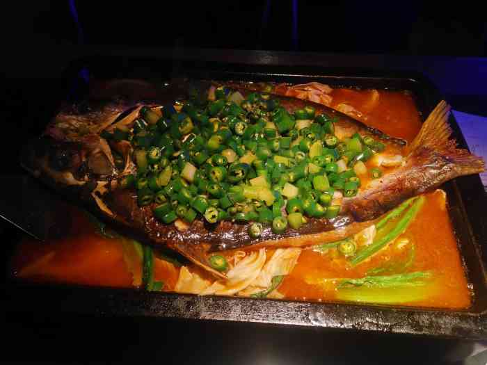 夯鱼烤鱼(567漫天地店)-"一家人吃的,味道挺好的,芒果鱼孩子喜欢吃.