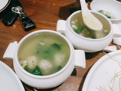 鲜嫩黄花鱼丸汤-将相和·海鲜蒸饺大连菜