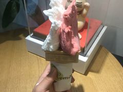 双球冰淇淋-柠檬车露(卖草地店)