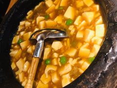 石锅鸡汤豆腐-绿茶餐厅