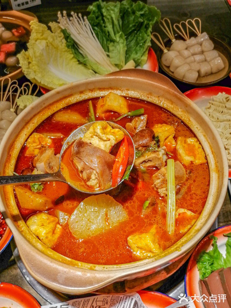 福州‼️猪蹄沙茶火锅，请认准这家👇