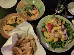 鲜橙老虎虾沙拉-Lets burger非常汉堡·环球风味(蓝色港湾店)