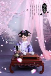 点击看大图 -后宫·古装汉服京剧儿童亲子全家福摄影