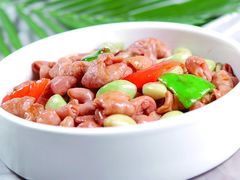 腊八蒜烧肥肠-郭家大院(新源店)