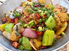 干锅土豆片-辉哥富顺盐帮菜(西派国际店)