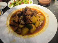 沙湾大盘鸡-西域盛宴烧烤新疆菜清真餐厅(古美店)