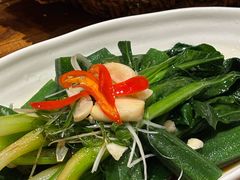 白灼菜心秋葵-渔家故事(北二环西路店)