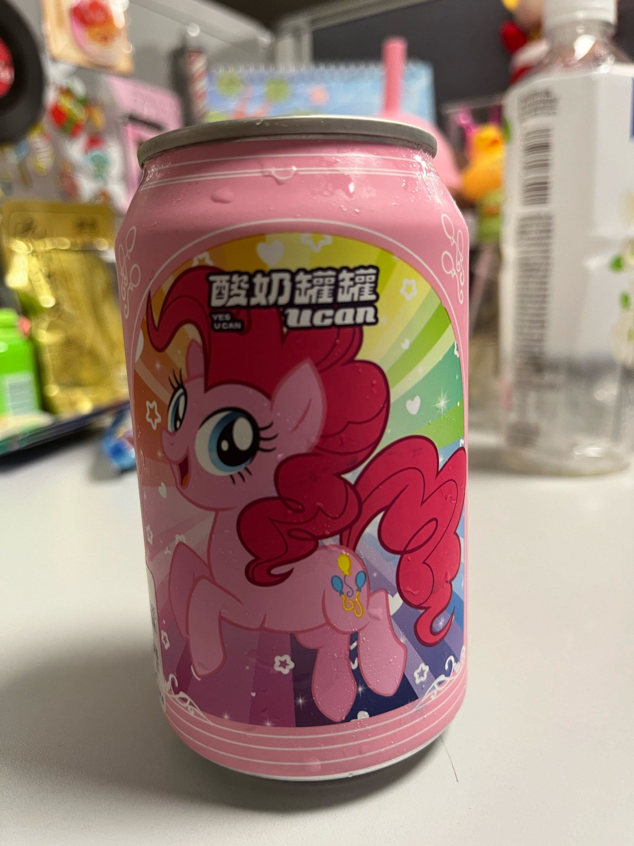 小马宝莉联名款的酸奶罐罐安排上啦