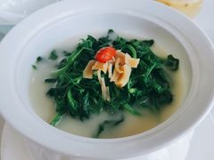 瑶柱上汤时蔬-世博源公馆·本帮融合菜·主题包厢·江景餐厅