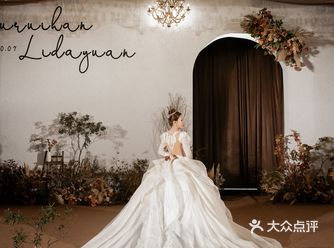 秋色系高级唯美室内婚礼北京小众婚礼