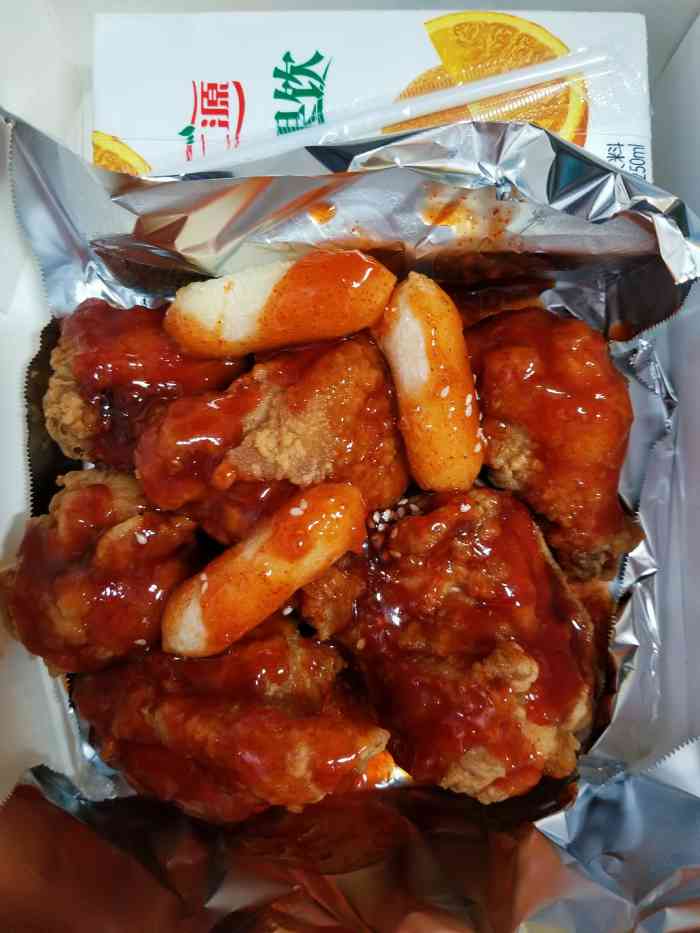 bigbossの韩国炸鸡(新都店)-"[调皮]推荐菜里没有的蜂蜜芥末和琥珀