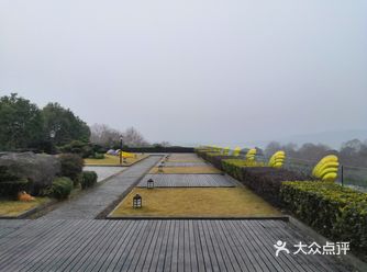 餐厅透过落地玻璃窗可以远眺西湖