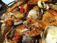 -东来菜馆•手抓海鲜家常菜•海鲜锅贴(鸽子窝店)