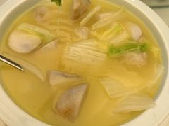鸡汤芋儿菜-芙蓉凰花园酒楼