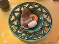 雪花和牛薄片烧配黑松露酱佐米饭-鮨冠OMAKASE食べ放题(北京首店)