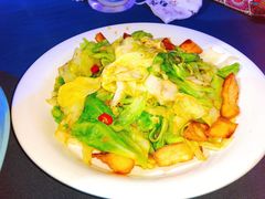 包包菜炒馕-伊带伊路新疆美食府(呼家楼店)