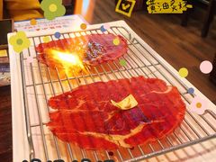 铺天盖地顶级澳牛肉火焰寿司-仙隐小鹿中華の日料(正弘城店)