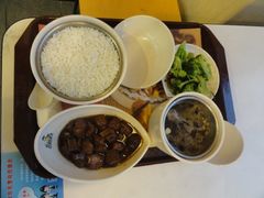 香汁排骨饭加黑豆杏仁排骨汤加西兰花-真功夫(环市中路店)
