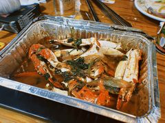 锡纸麻辣蟹钳-丹东特色烤肉(南光三部店)