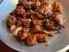 蒜香蜜汁排骨-绿茶餐厅(蓝色港湾店)