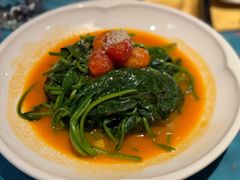 番茄汤烩小菠菜-茶人村·宫廷私厨(奥体印象城店)