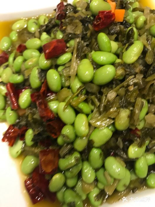 雪菜炒青豆