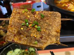 烤水豆腐-老表记广西宵夜螺蛳鸭脚煲(西大店)
