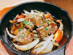 火焰牛肉粒-山葵家·创意料理(临平银泰城店)