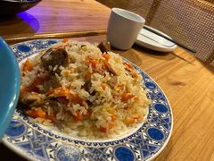 库车碎肉抓饭-胖老汉椒麻鸡清真新疆菜(西御街店)