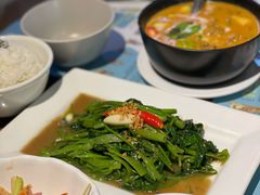 秘制虾酱炒空心菜-帕蓝·暹罗料理(曲阳店)