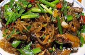 Stir-fried Fish with Leek and Vermicelli