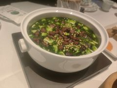 雪花牛肉绿麻婆豆腐-桂满陇·海市蜃楼·黑金(国金店)